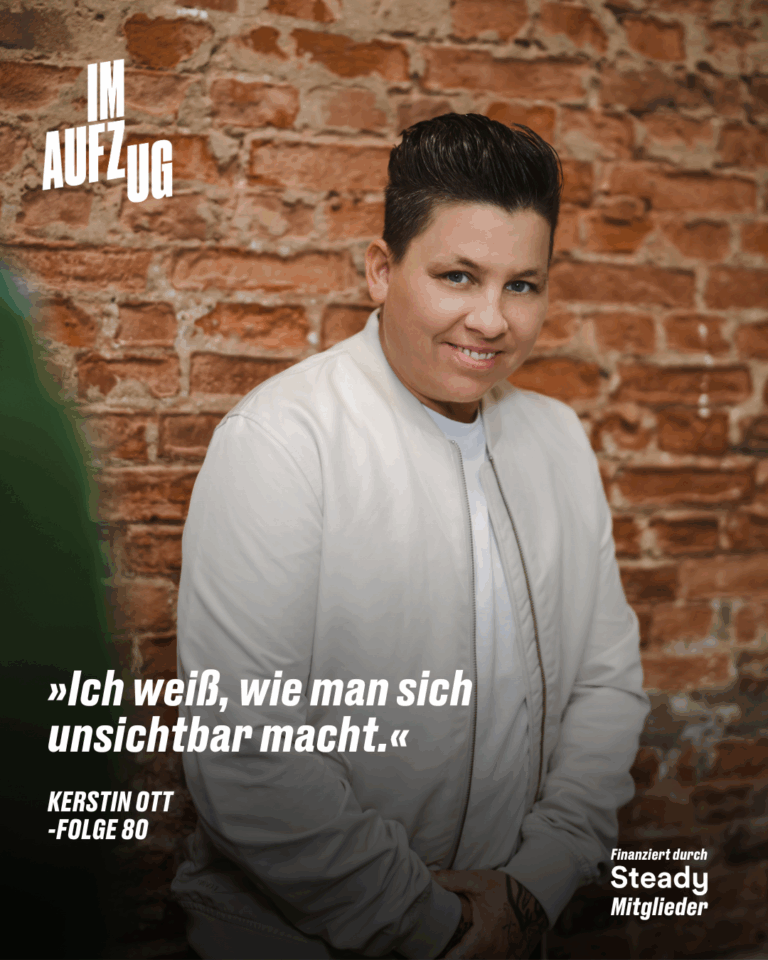Im Aufzug mit Kerstin Ott